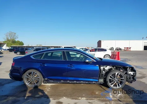 2022 Audi S5 Sportback Premium Tfsi Quattro Tiptronic from USA, damaged, VIN WAUA4CF58NA032996